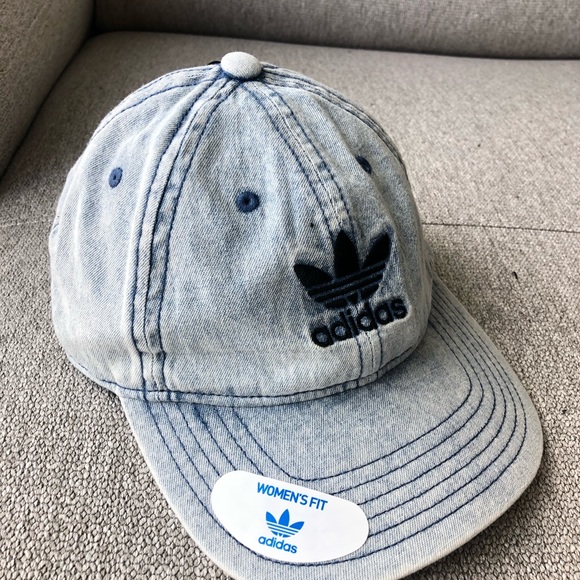 blue jean adidas hat